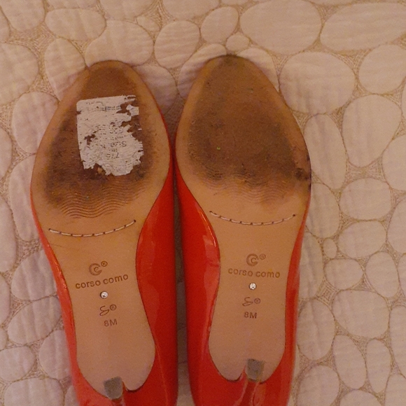 Corso Como orange 4inch heels - Picture 6 of 7